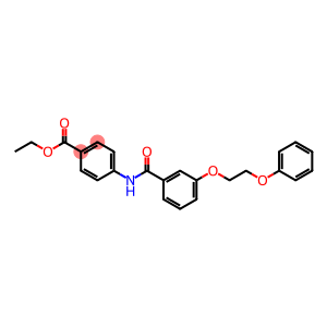 ethyl 4-({[3-(2-phenoxyethoxy)phenyl]carbonyl}amino)benzoate