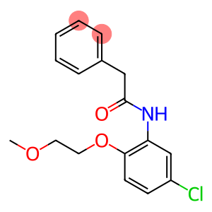N-[5-chloro-2-(2-methoxyethoxy)phenyl]-2-phenylacetamide