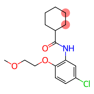 Cyclohexanecarboxamide, N-[5-chloro-2-(2-methoxyethoxy)phenyl]-