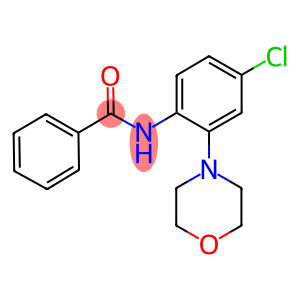 N-[4-chloro-2-(4-morpholinyl)phenyl]benzamide