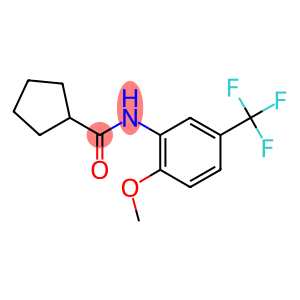 N-[2-methoxy-5-(trifluoromethyl)phenyl]cyclopentanecarboxamide