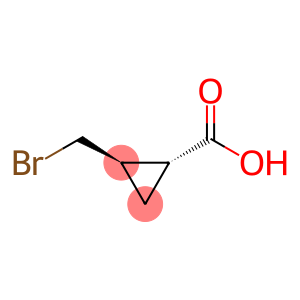 Cyclopropanecarboxylic acid, 2-(bromomethyl)-, (1R,2R)-rel-