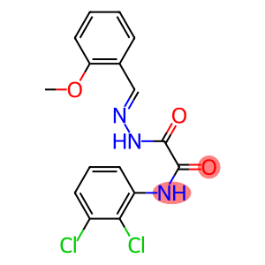 N-(2,3-dichlorophenyl)-1-{N'-[(1E)-(2-methoxyphenyl)methylidene]hydrazinecarbonyl}formamide