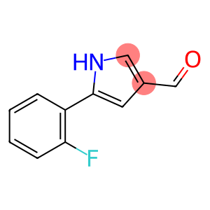 1H-Pyrrole-3-carboxaldehyde, 5-(2-fluorophenyl)-