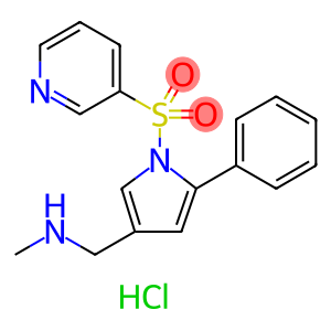 N-methyl-1-(5-phenyl-1-(pyridin-3-ylsulfonyl)-1H-pyrrol-3-yl)methanamine