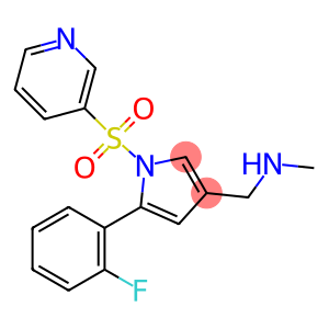 5-(2-氟苯基)-N-甲基-1-(3-吡啶基磺酰基)-1H-吡咯-3-甲胺