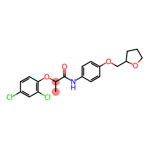 2-(2,4-dichlorophenoxy)-N-[4-(tetrahydro-2-furanylmethoxy)phenyl]propanamide