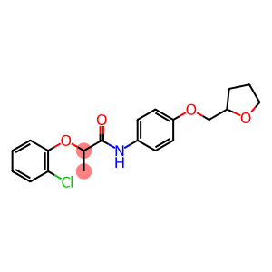 2-(2-chlorophenoxy)-N-[4-(tetrahydro-2-furanylmethoxy)phenyl]propanamide