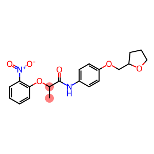 2-(2-nitrophenoxy)-N-[4-(tetrahydro-2-furanylmethoxy)phenyl]propanamide