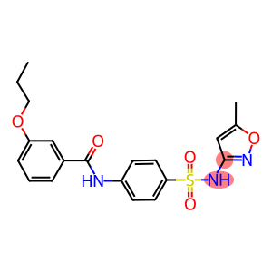 N-(4-{[(5-methyl-3-isoxazolyl)amino]sulfonyl}phenyl)-3-propoxybenzamide