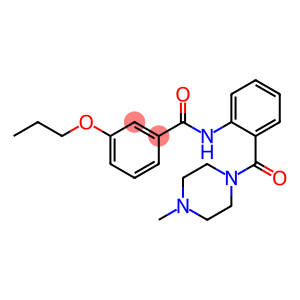 N-{2-[(4-methyl-1-piperazinyl)carbonyl]phenyl}-3-propoxybenzamide