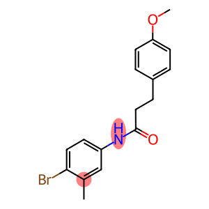 N-(4-bromo-3-methylphenyl)-3-(4-methoxyphenyl)propanamide