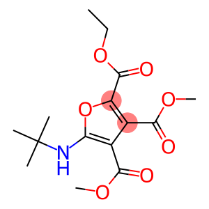 2,3,4-Furantricarboxylic  acid,  5-[(1,1-dimethylethyl)amino]-,  2-ethyl  3,4-dimethyl  ester