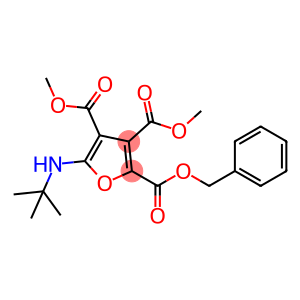 2,3,4-Furantricarboxylic  acid,  5-[(1,1-dimethylethyl)amino]-,  3,4-dimethyl  2-(phenylmethyl)  ester