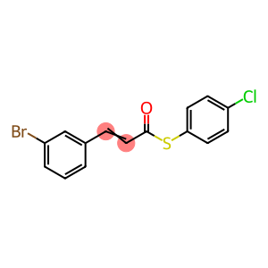 S-(4-CHLOROPHENYL) 3-(3-BROMOPHENYL)-2-PROPENETHIOATE