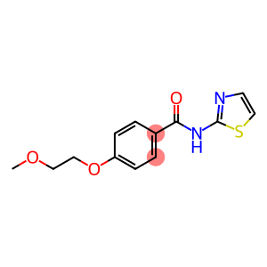 4-(2-methoxyethoxy)-N-(1,3-thiazol-2-yl)benzamide