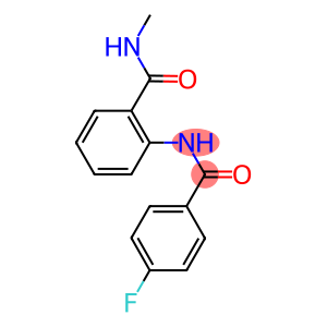 2-[(4-fluorobenzoyl)amino]-N-methylbenzamide