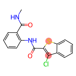 3-chloro-N-{2-[(methylamino)carbonyl]phenyl}-1-benzothiophene-2-carboxamide