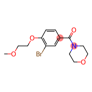 4-[3-bromo-4-(2-methoxyethoxy)benzoyl]morpholine