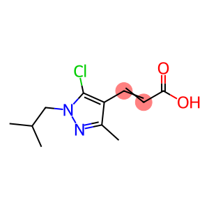 3-(5-氯-1-异丁基-3-甲基-1H-吡唑-4-基)丙烯酸