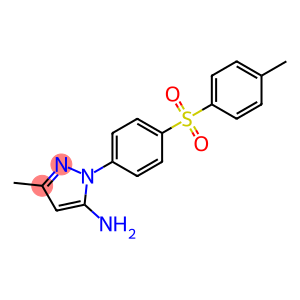 5-METHYL-2-[4-(TOLUENE-4-SULFONYL)-PHENYL]-2H-PYRAZOL-3-YLAMINE