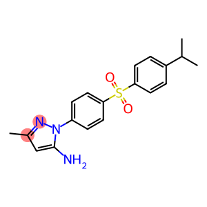 2-[4-(4-ISOPROPYL-BENZENESULFONYL)-PHENYL]-5-METHYL-2H-PYRAZOL-3-YLAMINE