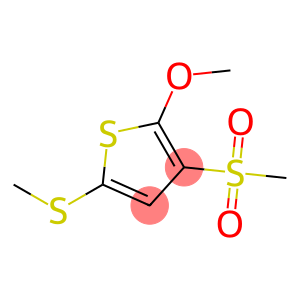 Thiophene, 2-methoxy-3-(methylsulfonyl)-5-(methylthio)-