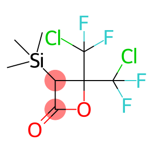 2-Oxetanone, 4,4-bis(chlorodifluoromethyl)-3-(trimethylsilyl)-