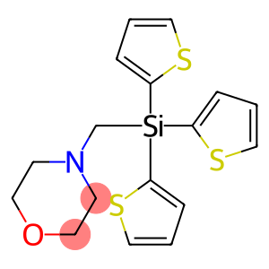 Morpholine, 4-[(tri-2-thienylsilyl)methyl]-