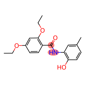 2,4-diethoxy-N-(2-hydroxy-5-methylphenyl)benzamide