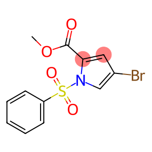 4-溴-1-(苯磺酰基)-1H-吡咯-2-羧酸甲酯