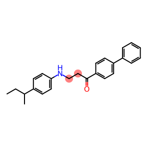 1-[1,1'-BIPHENYL]-4-YL-3-[4-(SEC-BUTYL)ANILINO]-1-PROPANONE