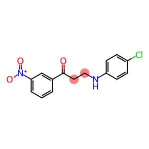 1-Propanone, 3-[(4-chlorophenyl)amino]-1-(3-nitrophenyl)-