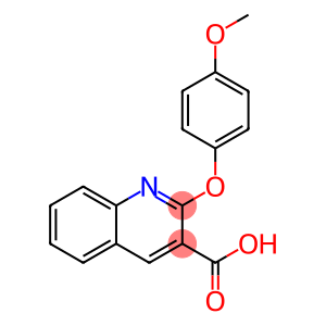 2-(4-Methoxyphenoxy)quinoline-3-carboxylic acid