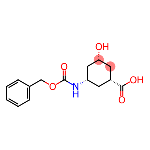 rel-(1S,3R,5S)-3-{[(benzyloxy)carbonyl]amino}-5-hydroxycyclohexane-1-carboxylic acid