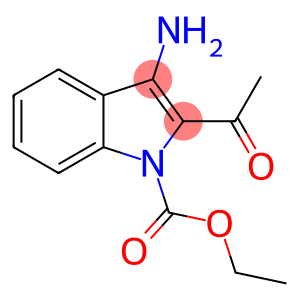 Ethyl 2-acetyl-3-amino-1H-indole-1-carboxylate