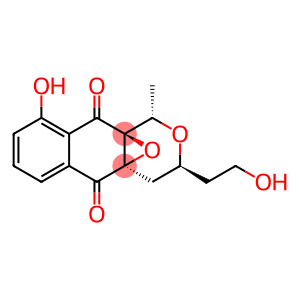 (1S)-3,4-Dihydro-3β-(2-hydroxyethyl)-9-hydroxy-1α-methyl-4aβ,10aβ-epoxy-1H-naphtho[2,3-c]pyran-5,10-dione