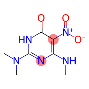 2-(DIMETHYLAMINO)-5-(NITRO)-6-(METHYLAMINO)PYRIMIDIN-4(3H)-ONE