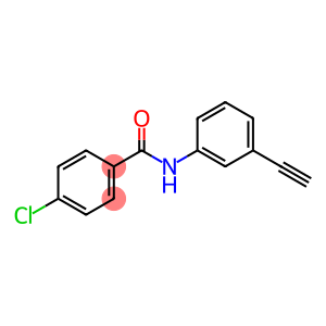 4-CHLORO-N-(3-ETHYNYLPHENYL)BENZENECARBOXAMIDE