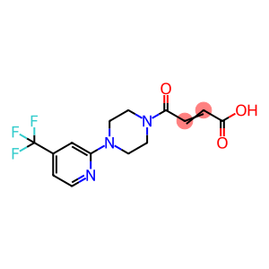 2-BUTENOIC ACID, 4-OXO-4-[4-[4-(TRIFLUOROMETHYL)-2-PYRIDINYL]-1-PIPERAZINYL]-