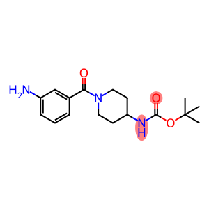 1-(3-Aminobenzoyl)piperidine-4-carbamic acid tert-butyl ester