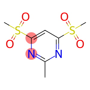 2-methyl-4,6-bismethylsulfonylpyrimidine