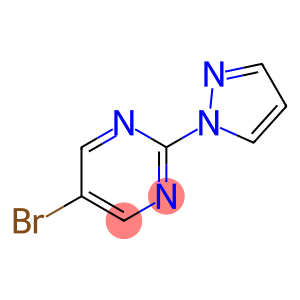 5-Bromo-2-pyrazol-1-yl-pyrimidine