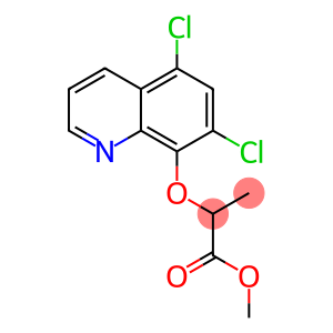 Propanoic acid, 2-[(5,7-dichloro-8-quinolinyl)oxy]-, methyl ester