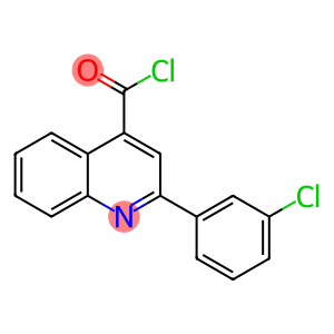 2-(3-chlorophenyl)quinoline-4-carbonyl chloride