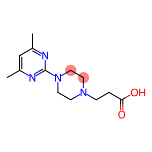 3-[4-(4,6-DIMETHYL-PYRIMIDIN-2-YL)-PIPERAZIN-1-YL]-PROPIONIC ACID