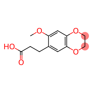 3-(7-METHOXY-2,3-DIHYDRO-1,4-BENZODIOXIN-6-YL)PROPANOIC ACID