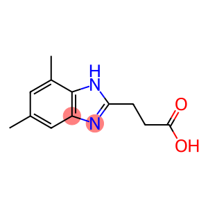 3-(5,7-DIMETHYL-1H-BENZOIMIDAZOL-2-YL)-PROPIONIC ACID