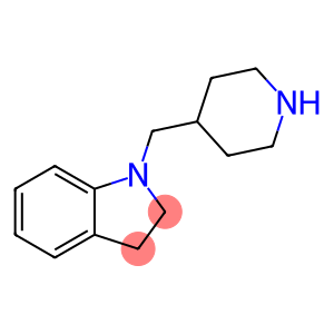 1H-Indole, 2,3-dihydro-1-(4-piperidinylmethyl)-