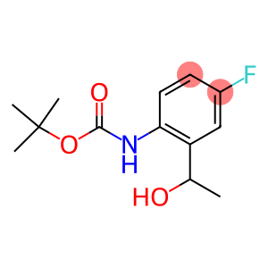 TERT-BUTYL 4-FLUORO-2-(1-HYDROXYETHYL)PHENYLCARBAMATE